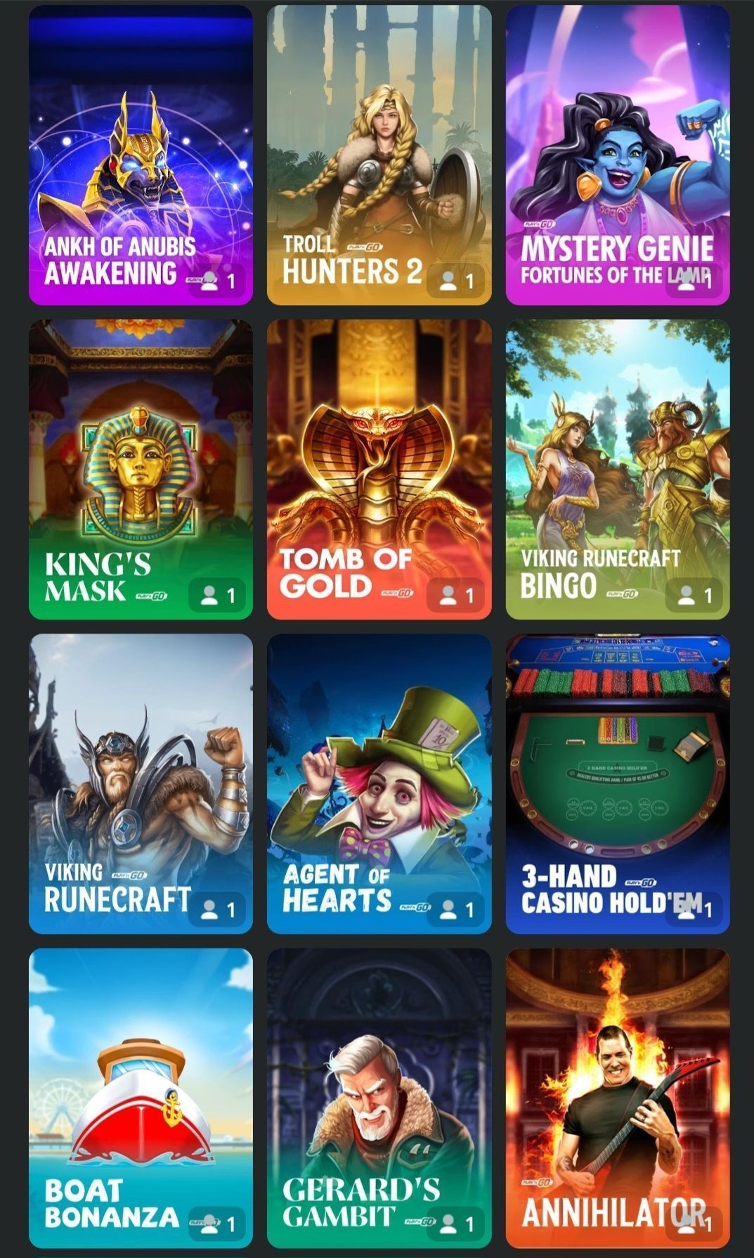 Colossus Bets game